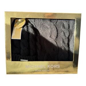 Michael Kors Elegant Black Knit Set